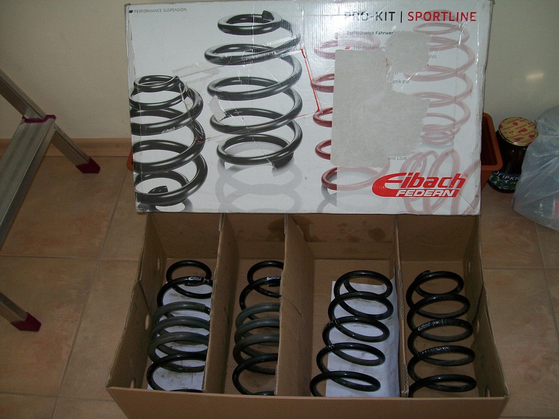 Установка пружин Eibach Pro-Kit 1