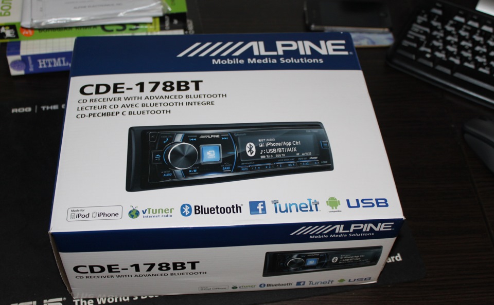CarAudio 1.0. Початок. Покупка нового головного пристрою Alpine CDE-178BT. 2