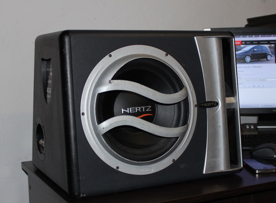 CARAUDIO 1.2. Покупка пасивного сабвуфера HERTZ EBX 250R.2 1