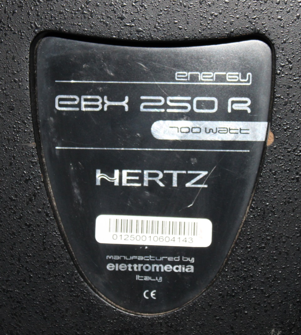 CARAUDIO 1.2. Покупка пасивного сабвуфера HERTZ EBX 250R.2 3
