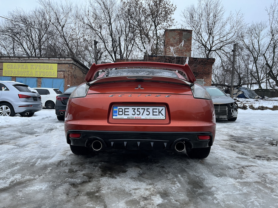 Дифузор заднього бампера на г4 4
