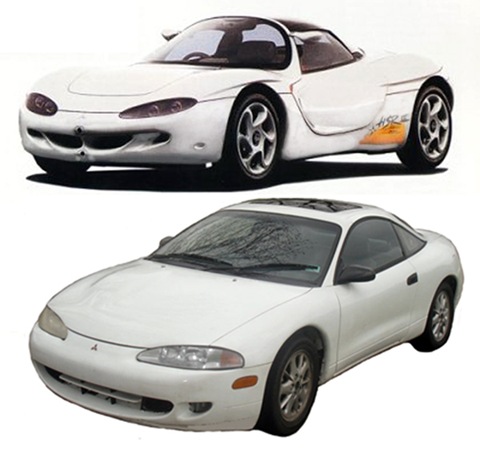 Історія Mitsubishi Eclipse у 4х поколіннях 4