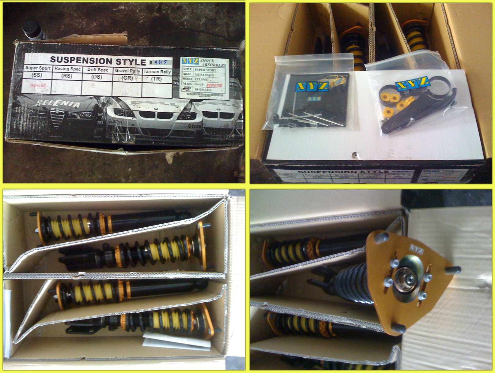 XYZ Supersport coilovers 2