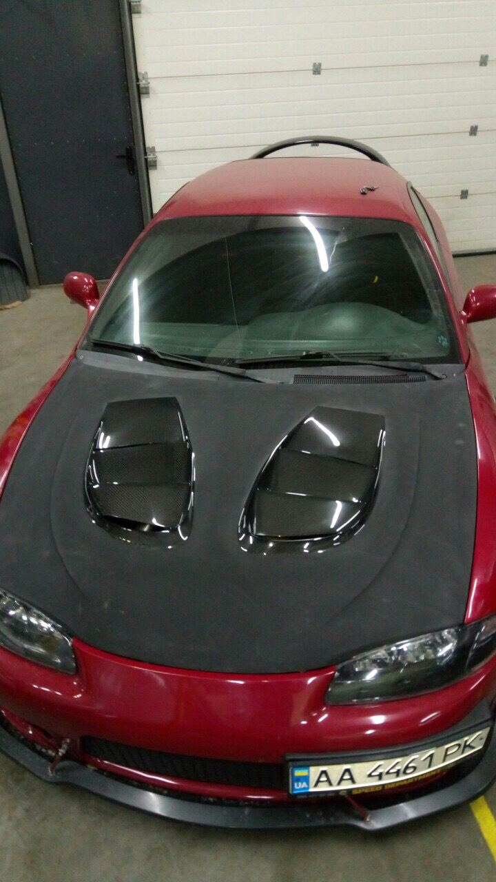 Капот від carbonetics, установка. 4