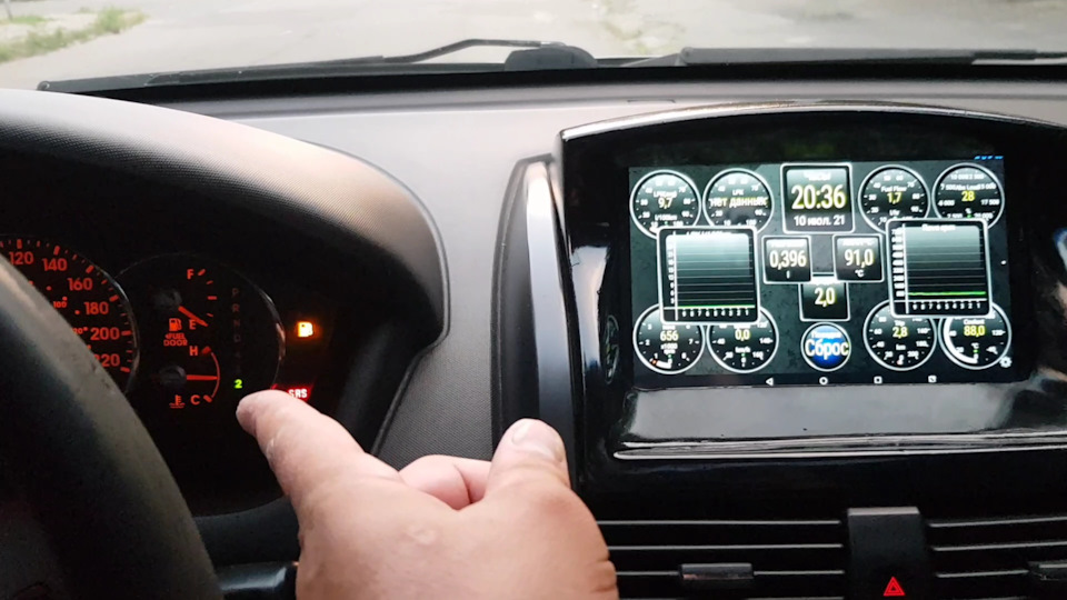 Обд, obd, налаштував температуру масла в коробці та індикатор перемикання передач 3