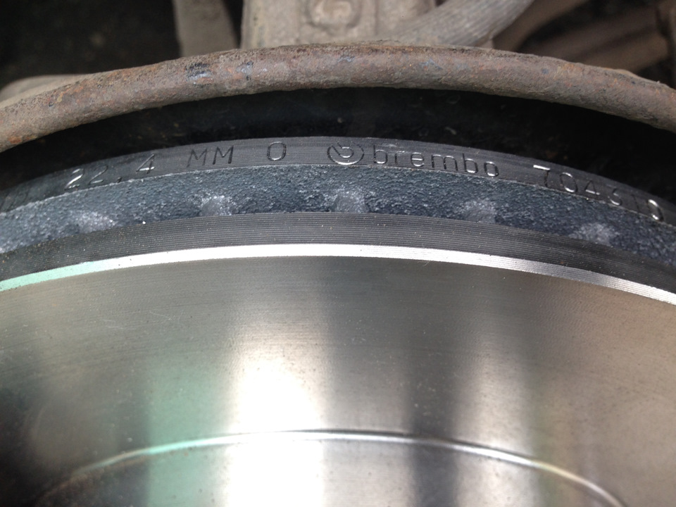 Заміна гальмівних дисків на Brembo 4