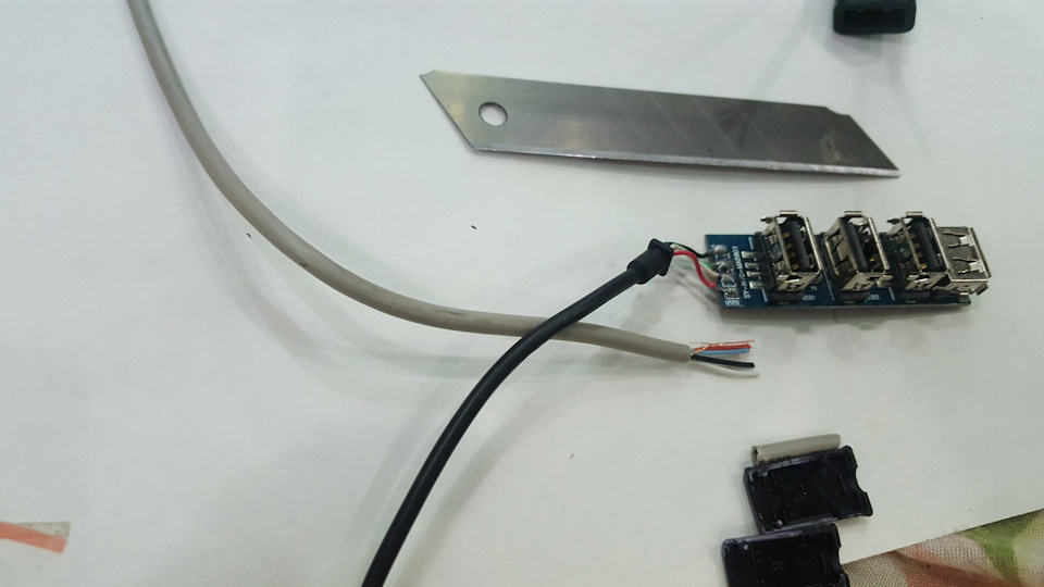 usb hab x4 в планшет. 4