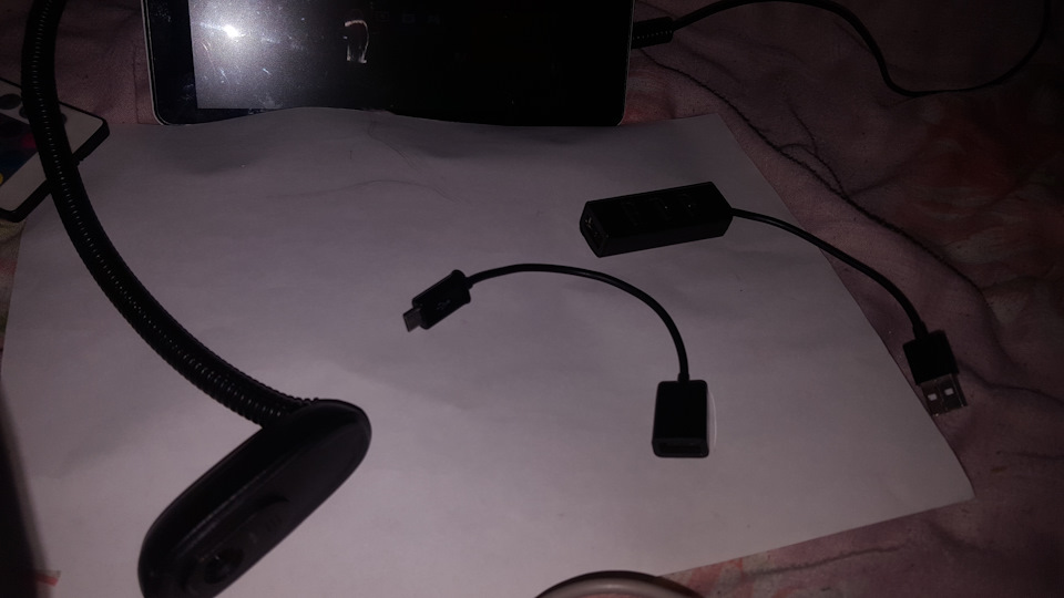 usb hab x4 в планшет. 2