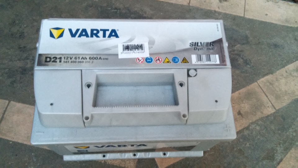 НОВИЙ АКБ VARTA 1