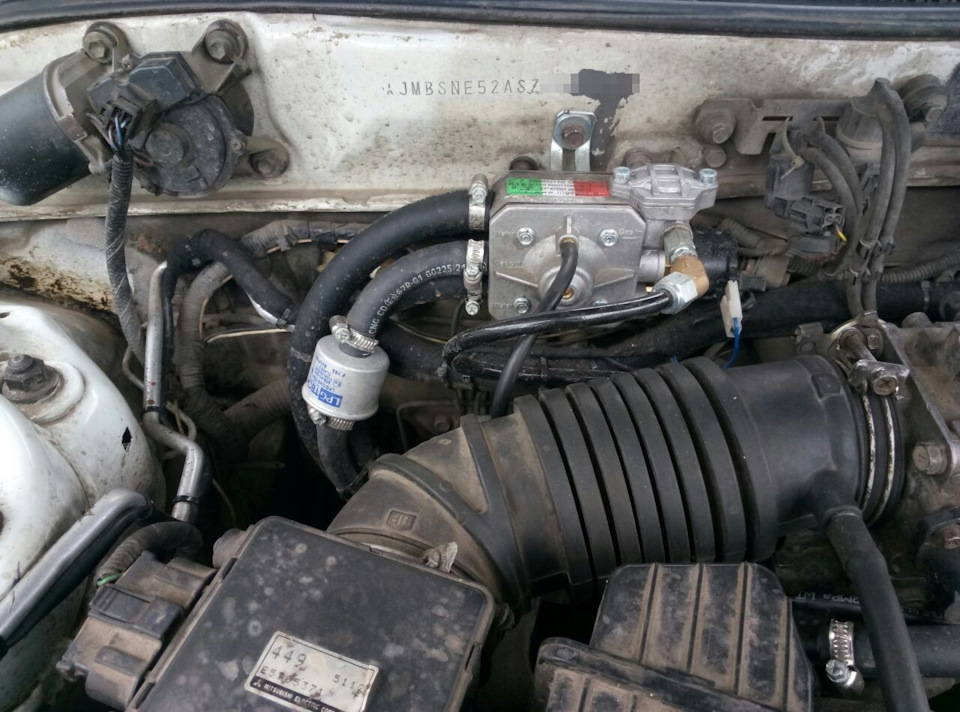 ГБО на 4G93 MPI Galant 7 2