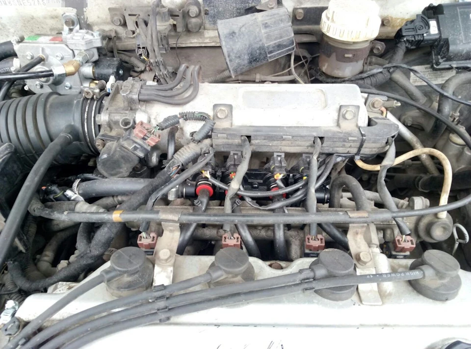 ГБО на 4G93 MPI Galant 7