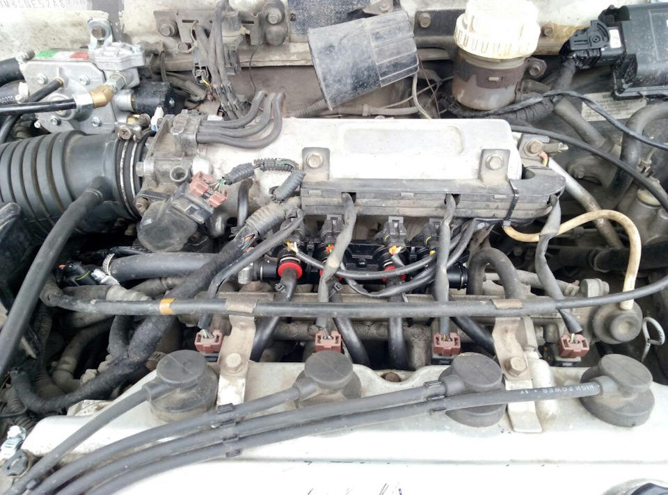 ГБО на 4G93 MPI Galant 7 1