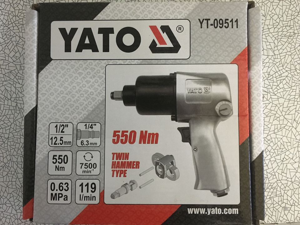 Пневмогайковерт yato yt 09511 yato yt 3879 1