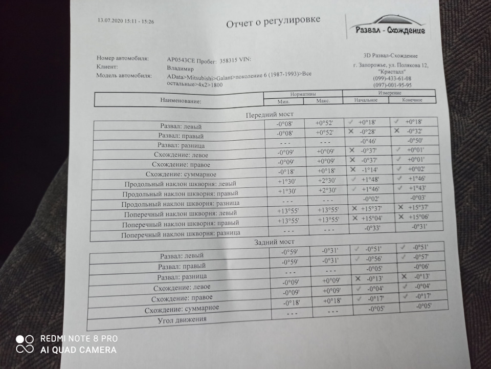 Заміна гуми та сход/розвал 4