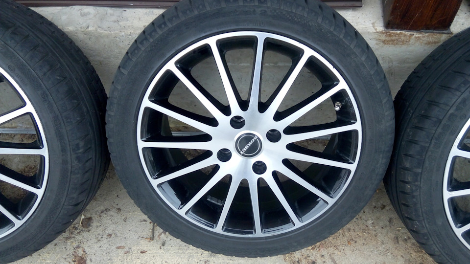 Німецькі тапки Borbet R17 на гумі Continental SportContact2 3