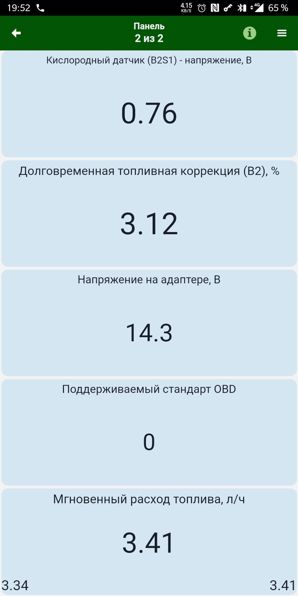 параметри двигуна 2