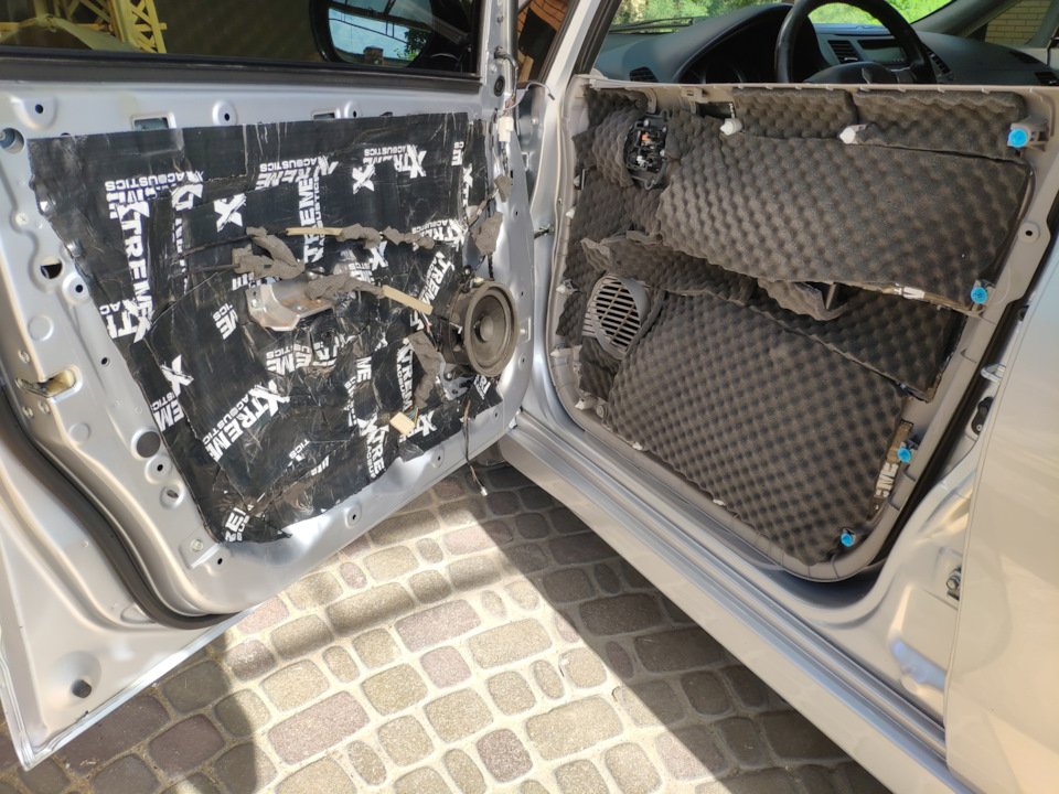 Початок автозвуку. Частина 1 шумка передніх дверей. 4