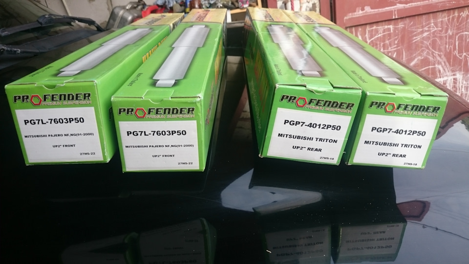Заміна амортизаторів на Profender + LOVELLS+ремонт ресор 4