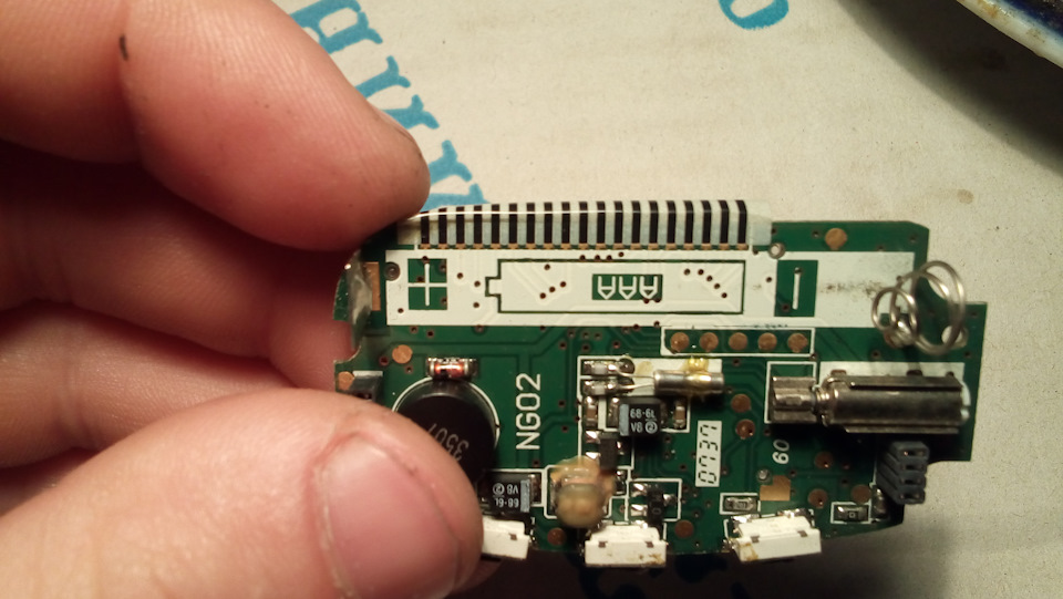 Ремонт брелка сигналки SHERIFF ZX-1060 3