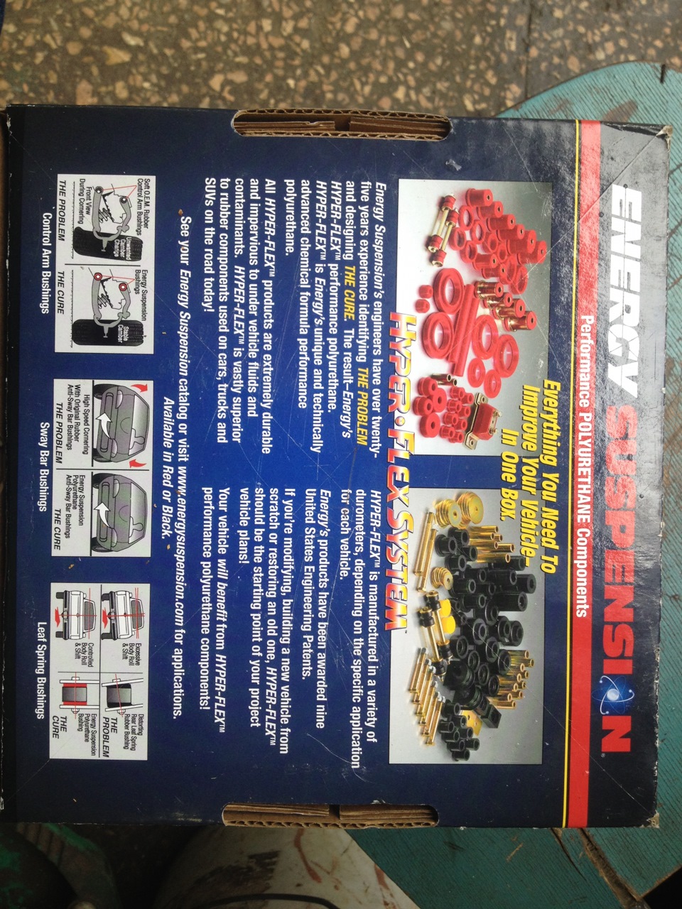 Поліуретан Energy Suspension Red Bushing Set es5.18115R 1
