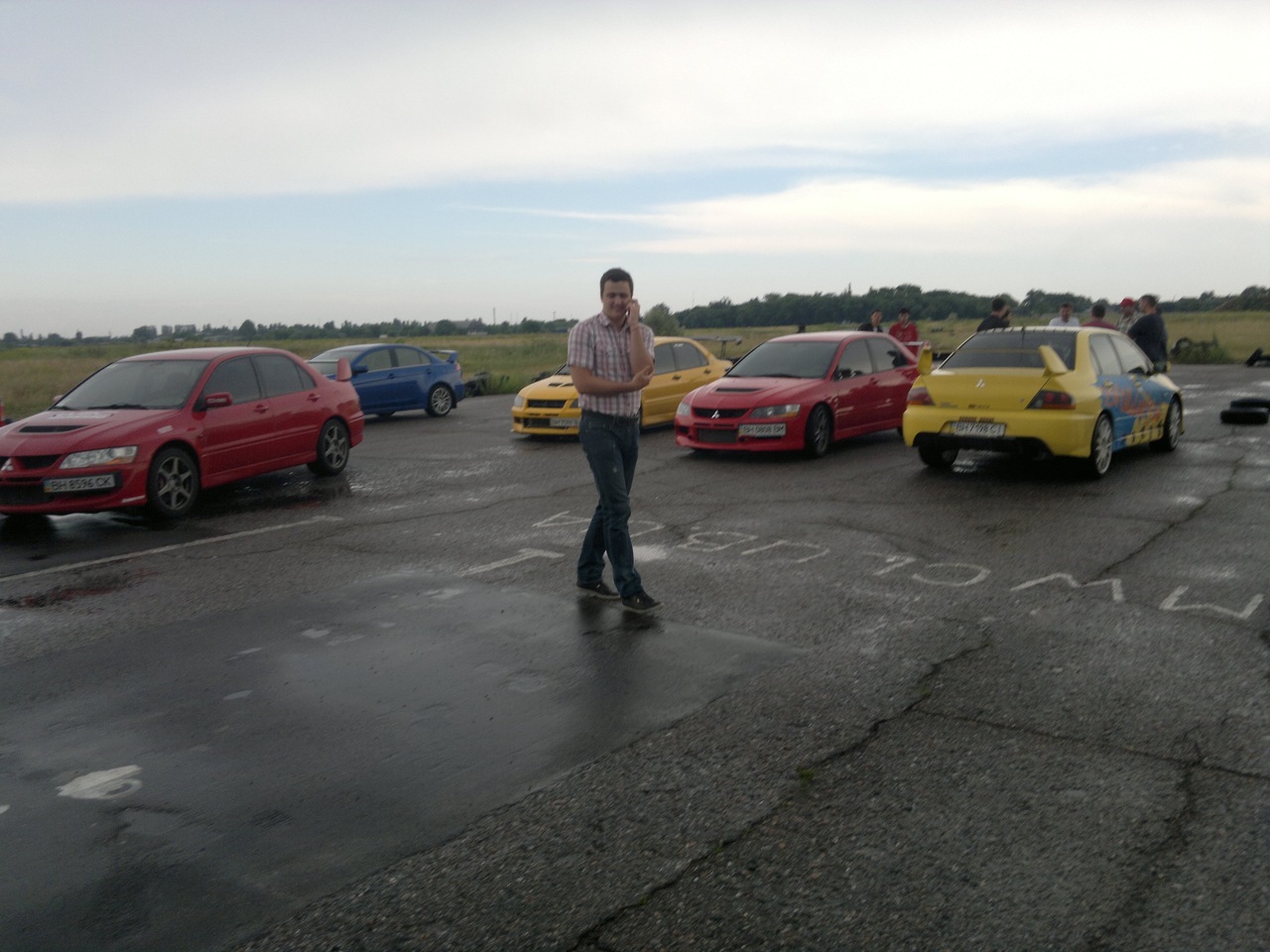 Evo vs Evo vs bmw 545 3