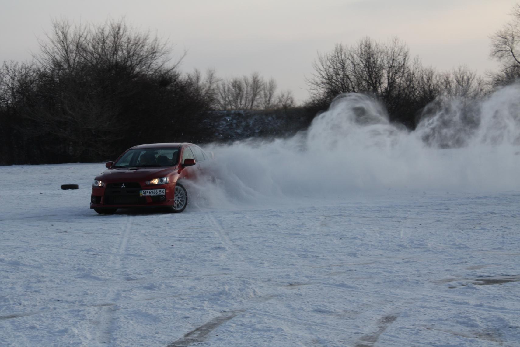 Мої перші зимові покатушки на EVO або Моє перше знайомство з EVO 5