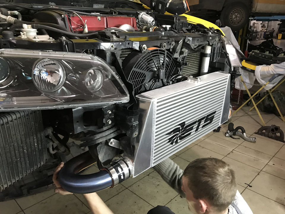 ETS 3 Intercooler Kit With Titanium Piping 1