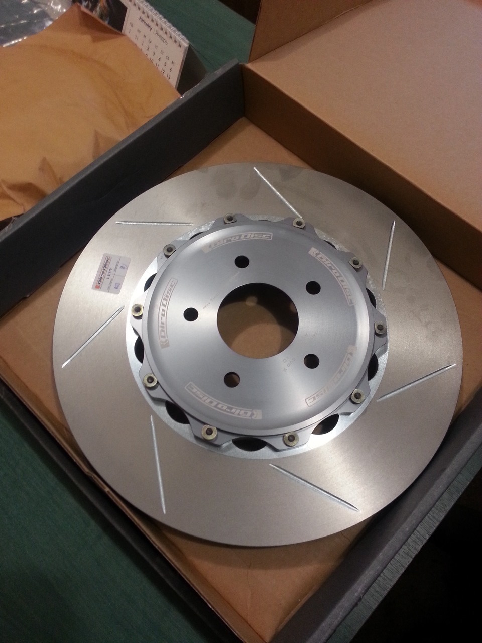 GiroDisc Slotted rotors 2-piece + Ferodo DS-2500 2