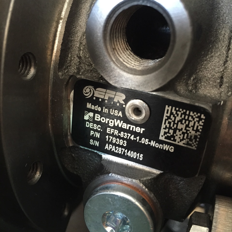 Плани змінилися ... Частина 3 - Турбіна Borg Warner EFR 8374 4