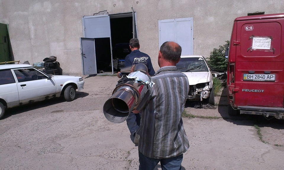 Плани змінилися … Частина 5  Turbo Back 100мм вихлоп 2