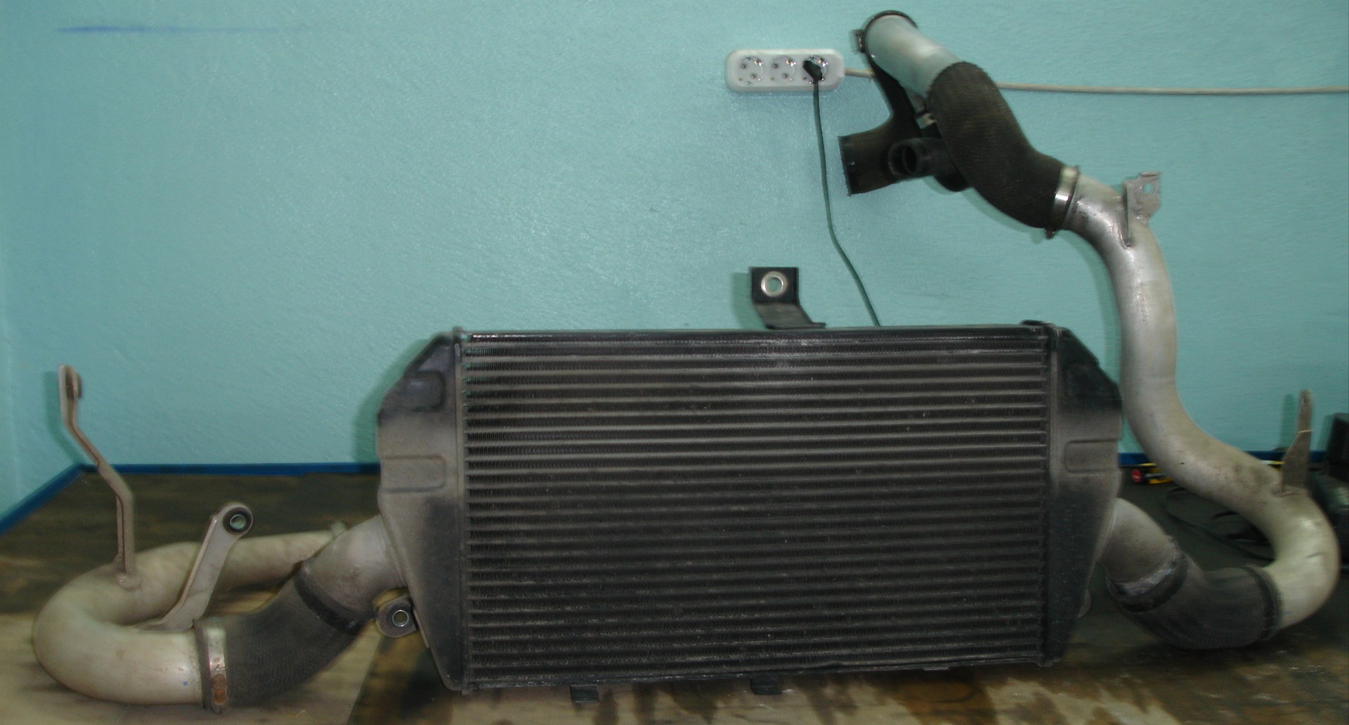 Встановлення Intercooler'a AMS та INJEN пайпінгу. 4