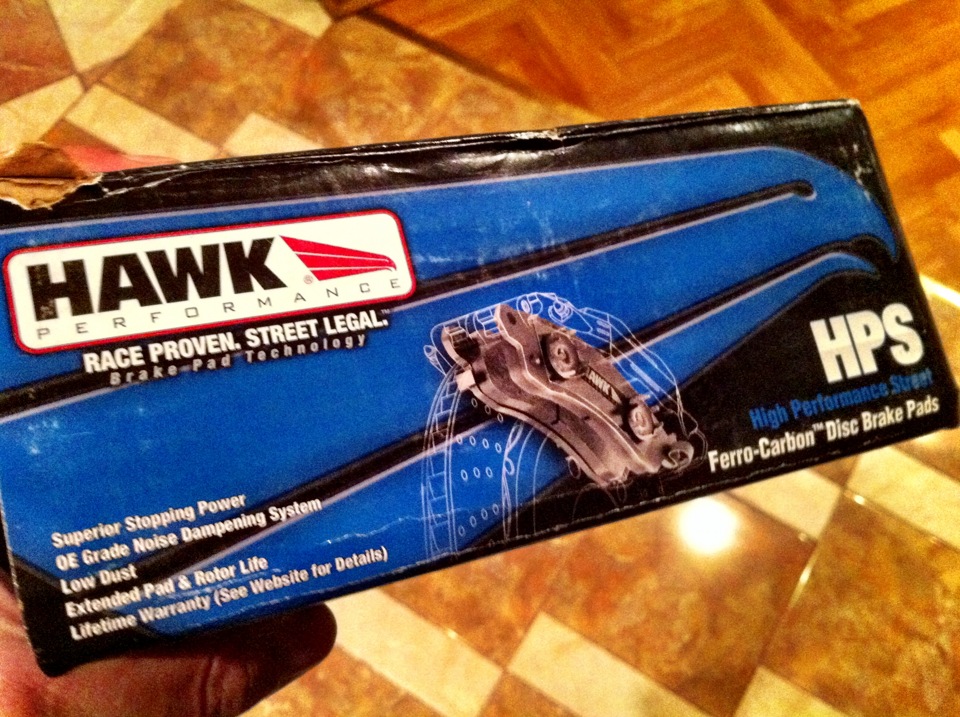 Hawk HPS колодки + Techna fit арм шланги 1