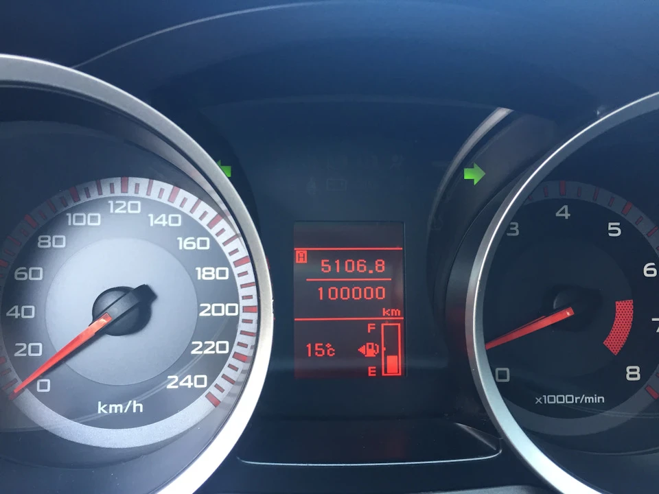 Ось і ювілей 100 000 км.