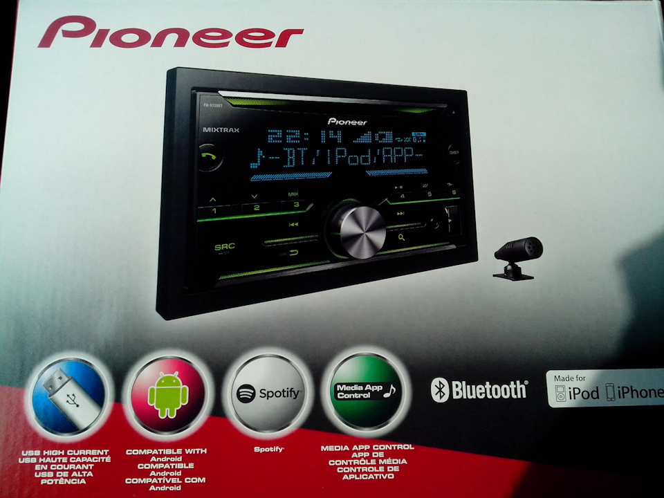 Установка Pioneer FH-X730BT 1
