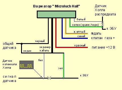 Встановлення варіатора УОЗ Мікропромінь 3DHall (вже знято з авто) 1