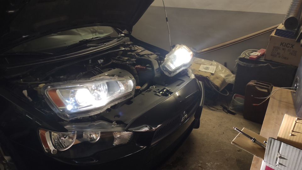Фари evo x. 4