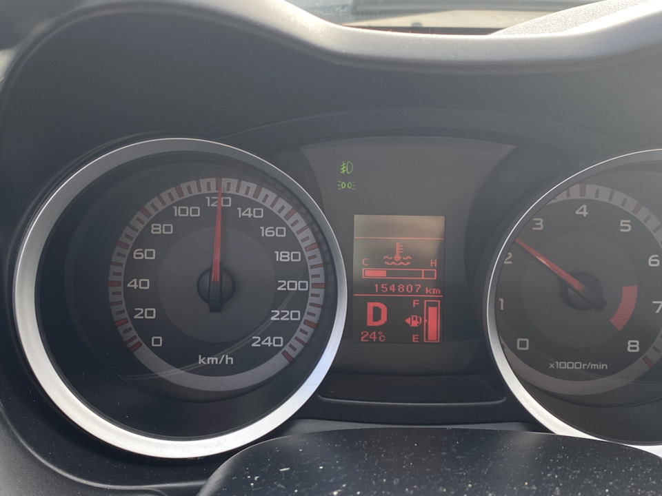Падає температура двигуна на трасі Lancer 10 1