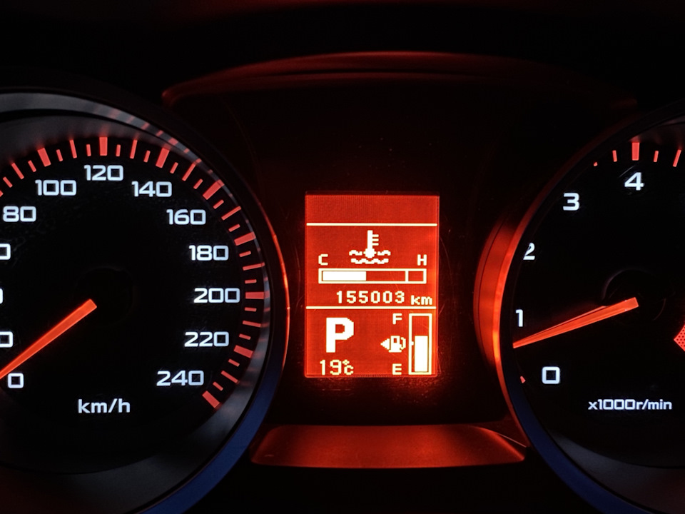 Падає температура двигуна на трасі Lancer 10 2