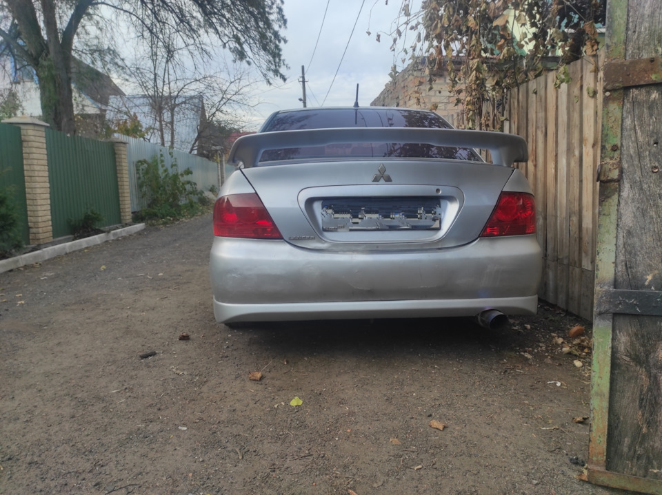 Спойлер Lancer X на Lancer 9 4