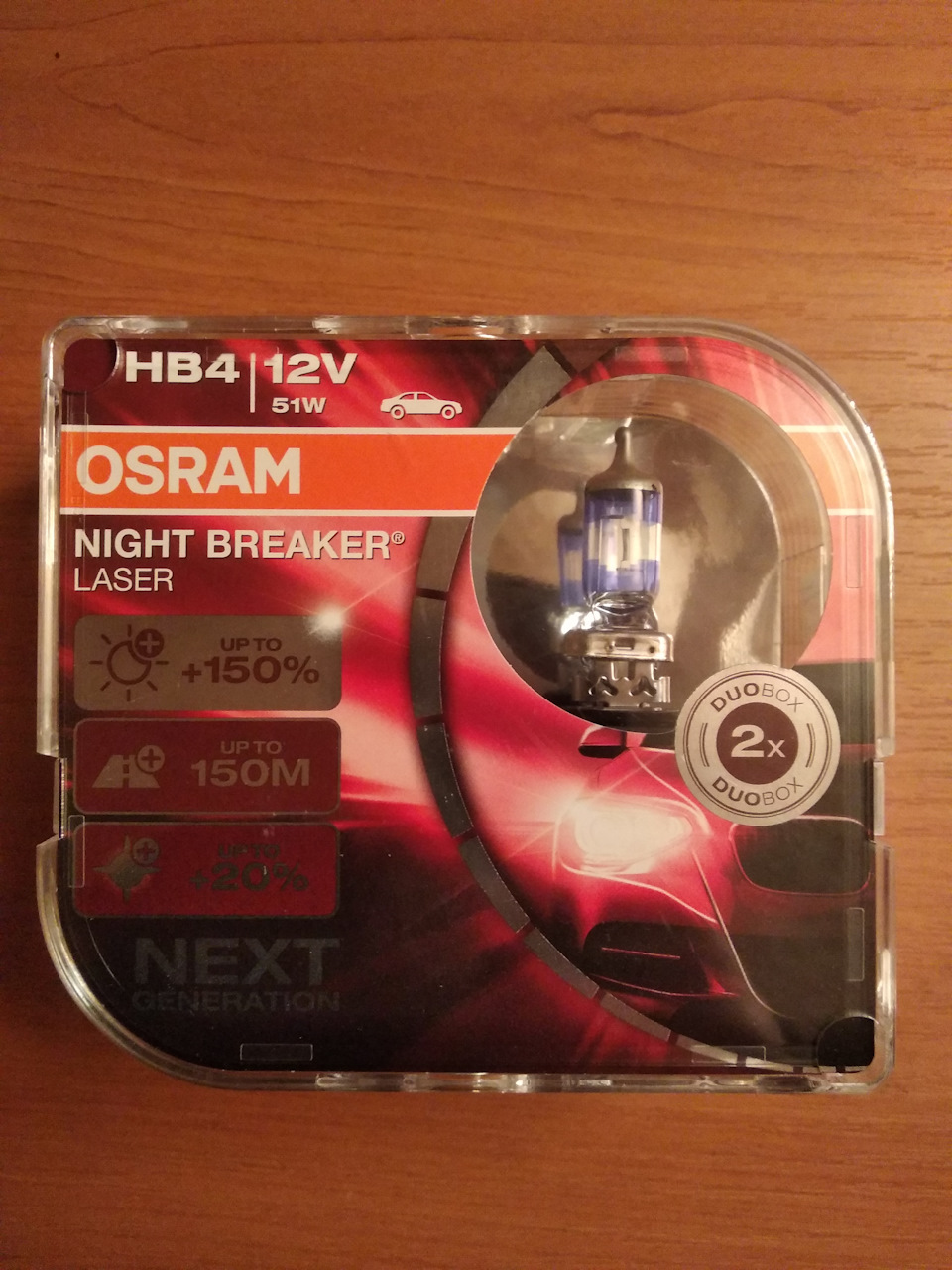 Лампи головного світла Osram Night Breaker Laser 3