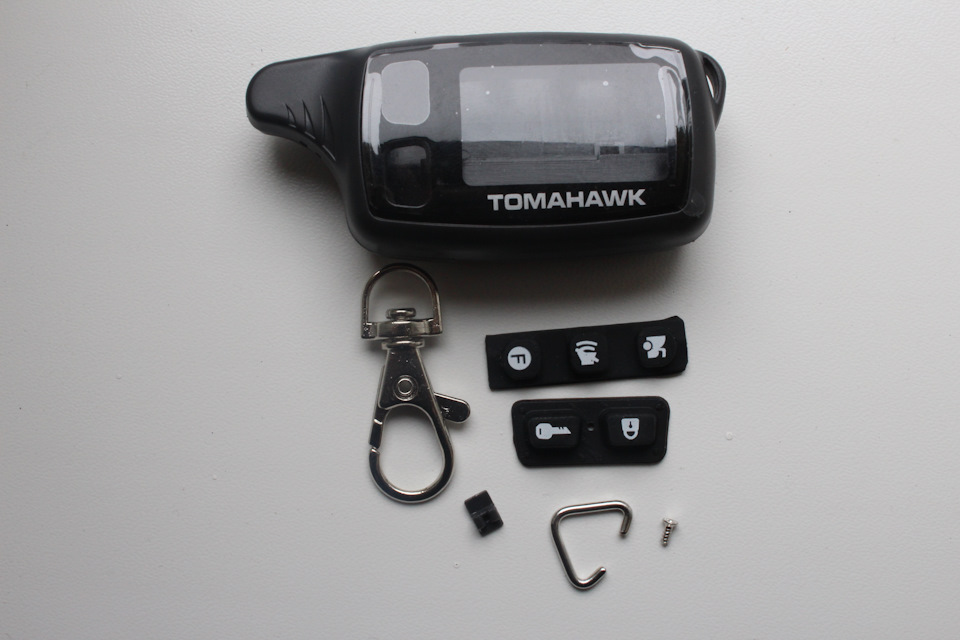 Пластиковий корпус брелка сигналізації Tomahawk TW-9010 ч.1 2