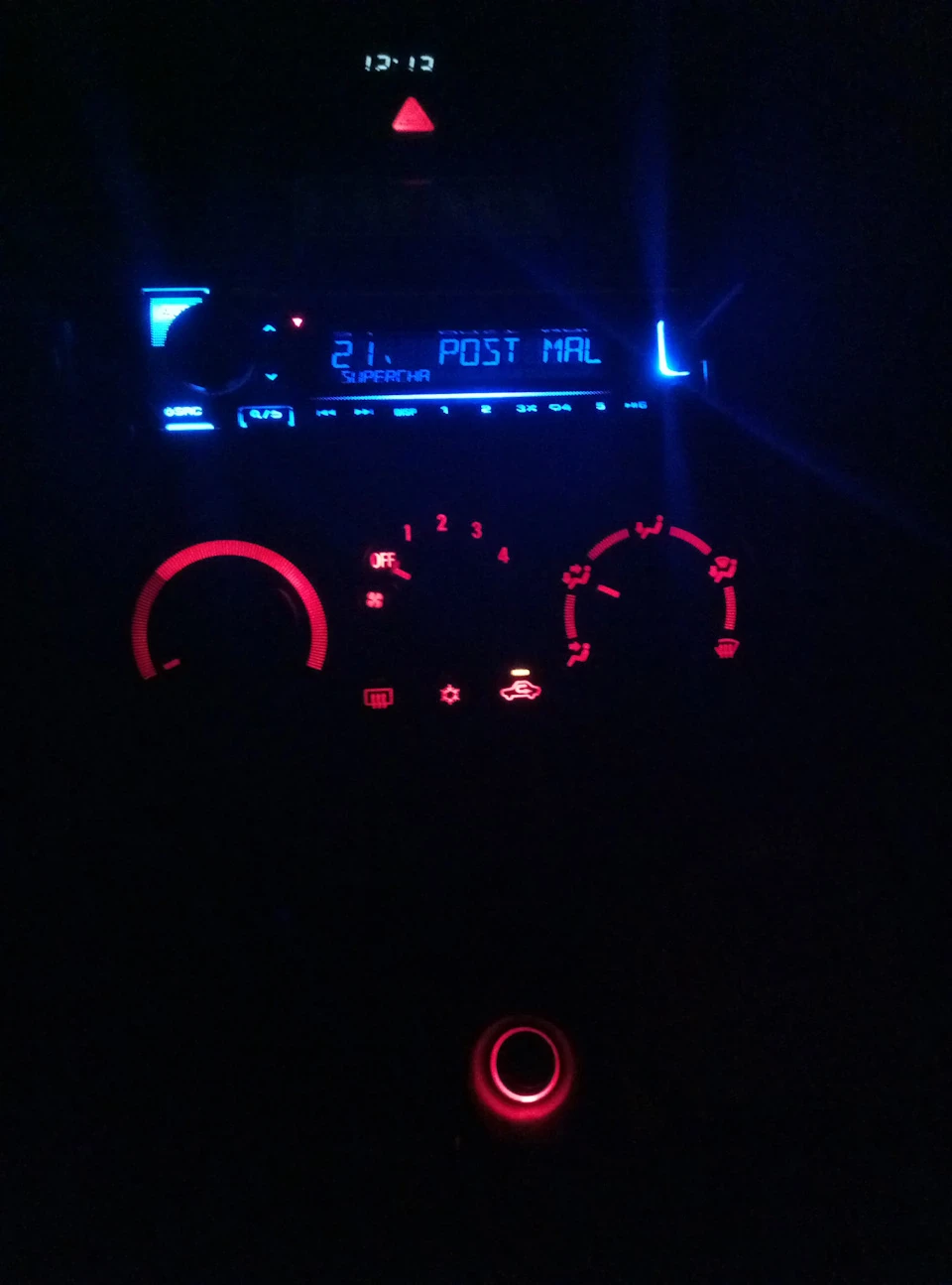 LED в підсвічування печі.