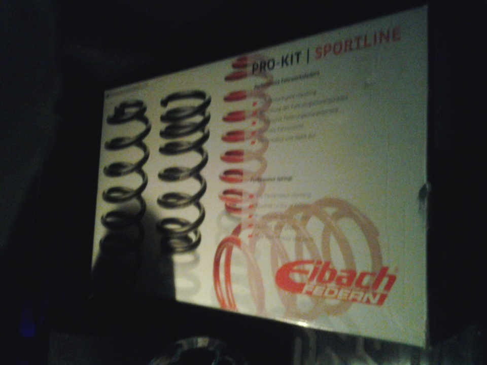 Встановлення пружин Eibach Pro-Kit 1