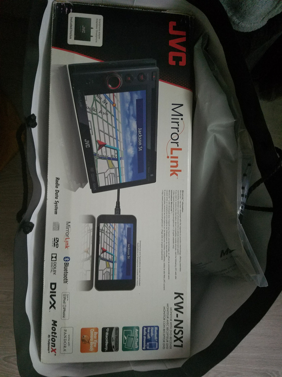 2DIN Мультимедійний центр JVC KW-NSX1 1