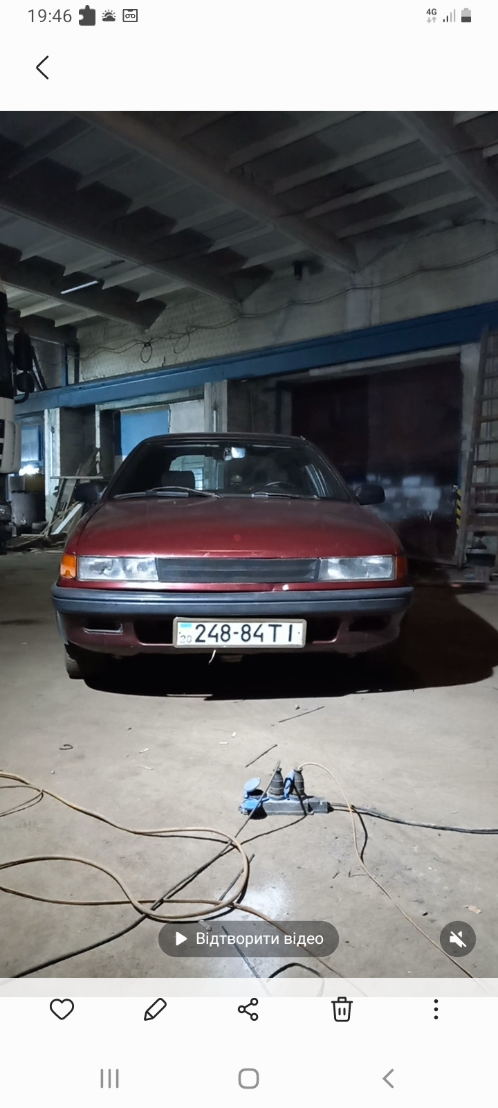 Бампер GTI lancer IV 1