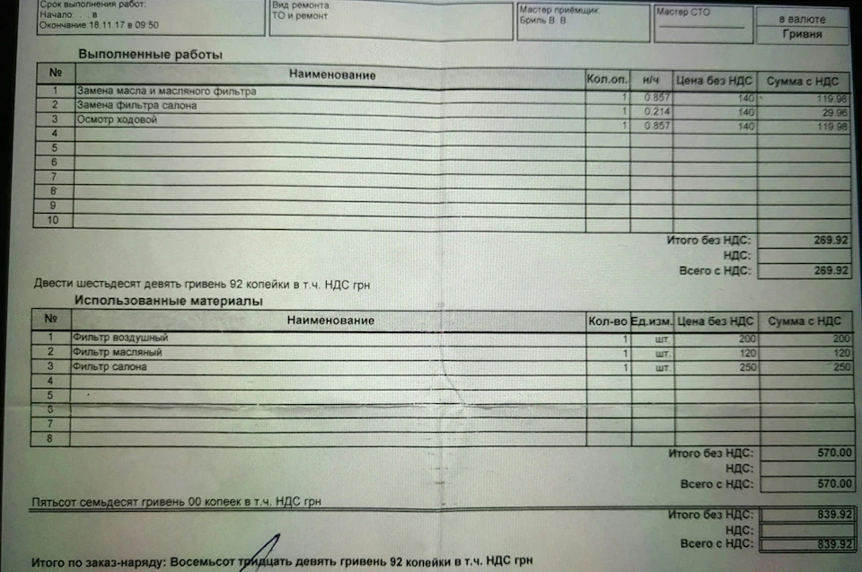 Заміна мастила після покупки