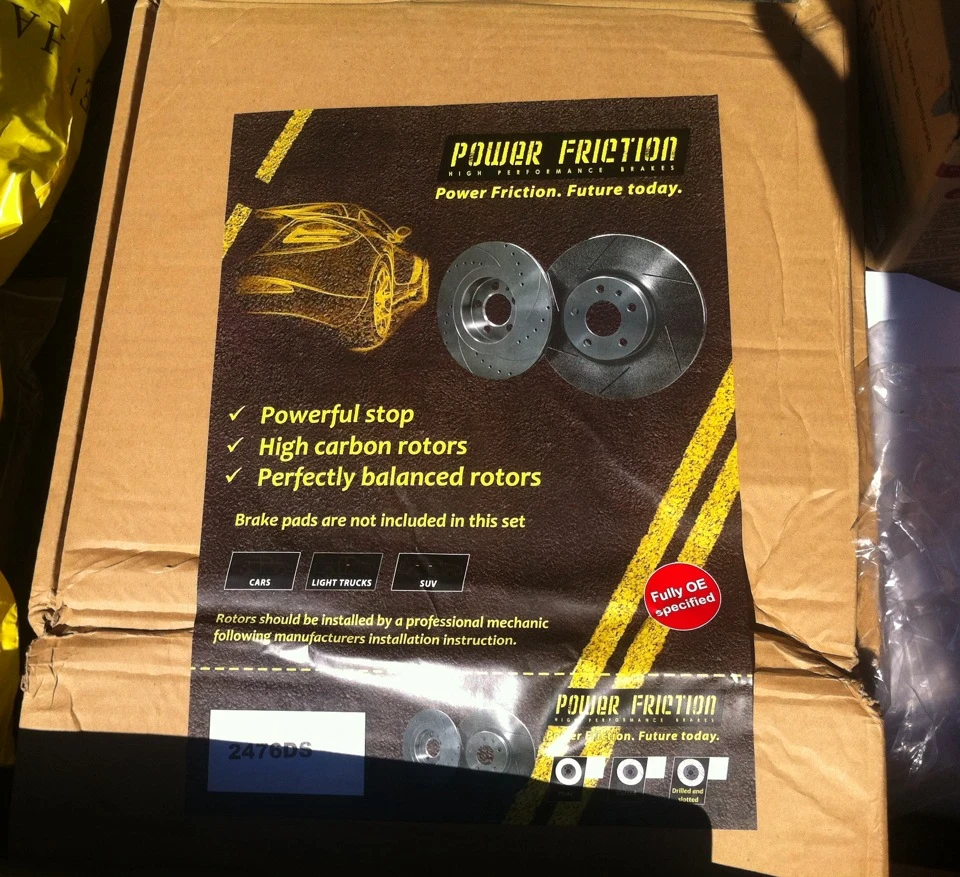 перфоровані гальма з насічками Power Friction