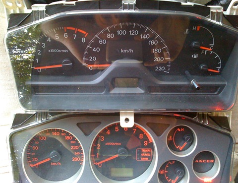 STYLING: щиток приладів EVO 5