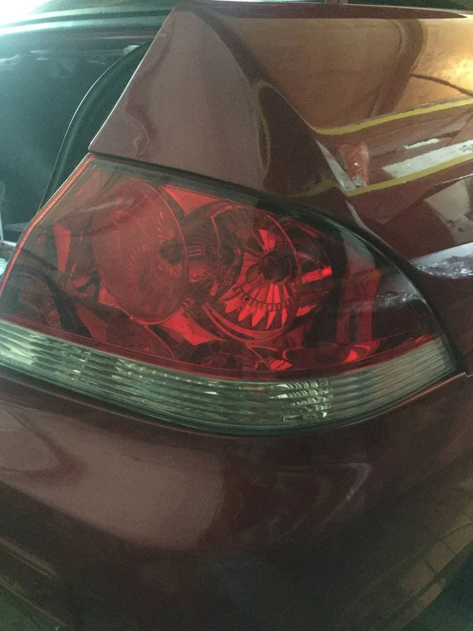 Тонування задніх ліхтарів Mitsubishi Lancer