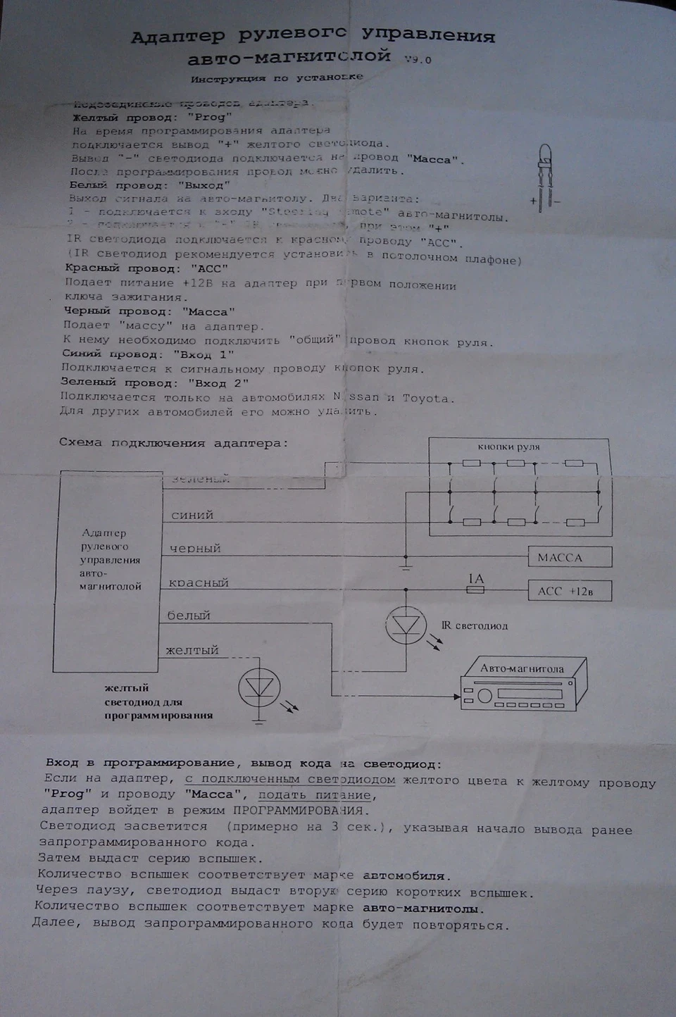 Задіяв штатні кнопки управління магнітолою